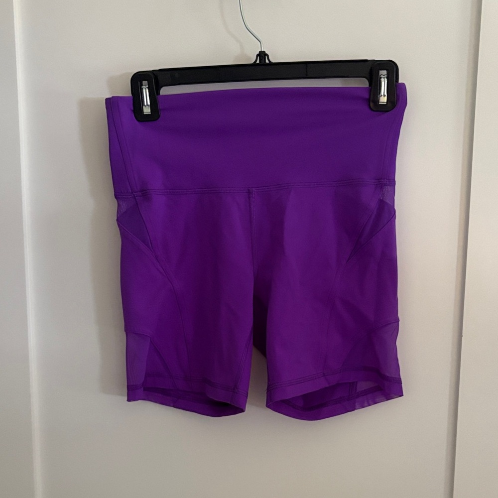 Lululemon Vibrant Purple Women's Bike Shorts